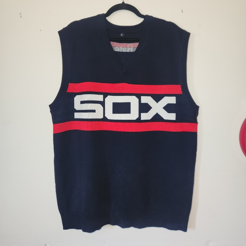 White Sox Sleeveless Sweater
